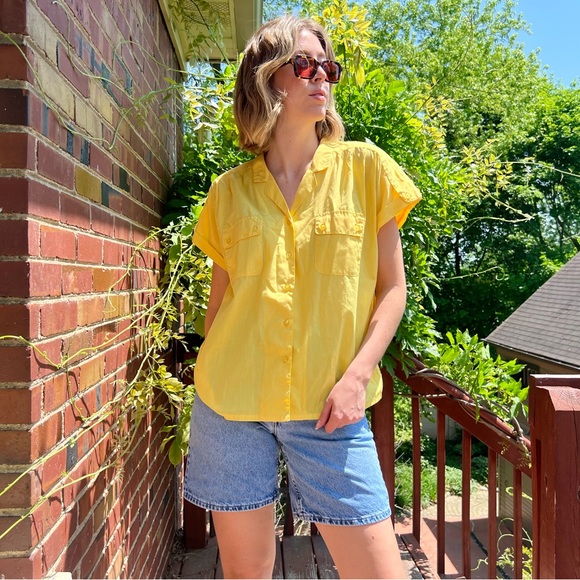 Vintage Dolman Sleeve Button Down Blouse - Picture 5 of 6